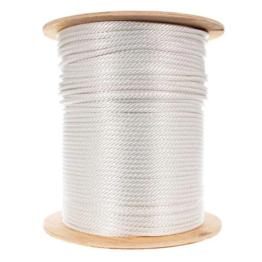 Braided Nylon Rope with Galvanized Wire Core High Tensile Strength Halyard Line Use for Flagpoles Sailboats Winches Pulleys - 5
Braided Nylon Rope with Galvanized Wire Core High Tensile Strength Halyard Line Use for Flagpoles Sailboats Winches Pulleys - 5