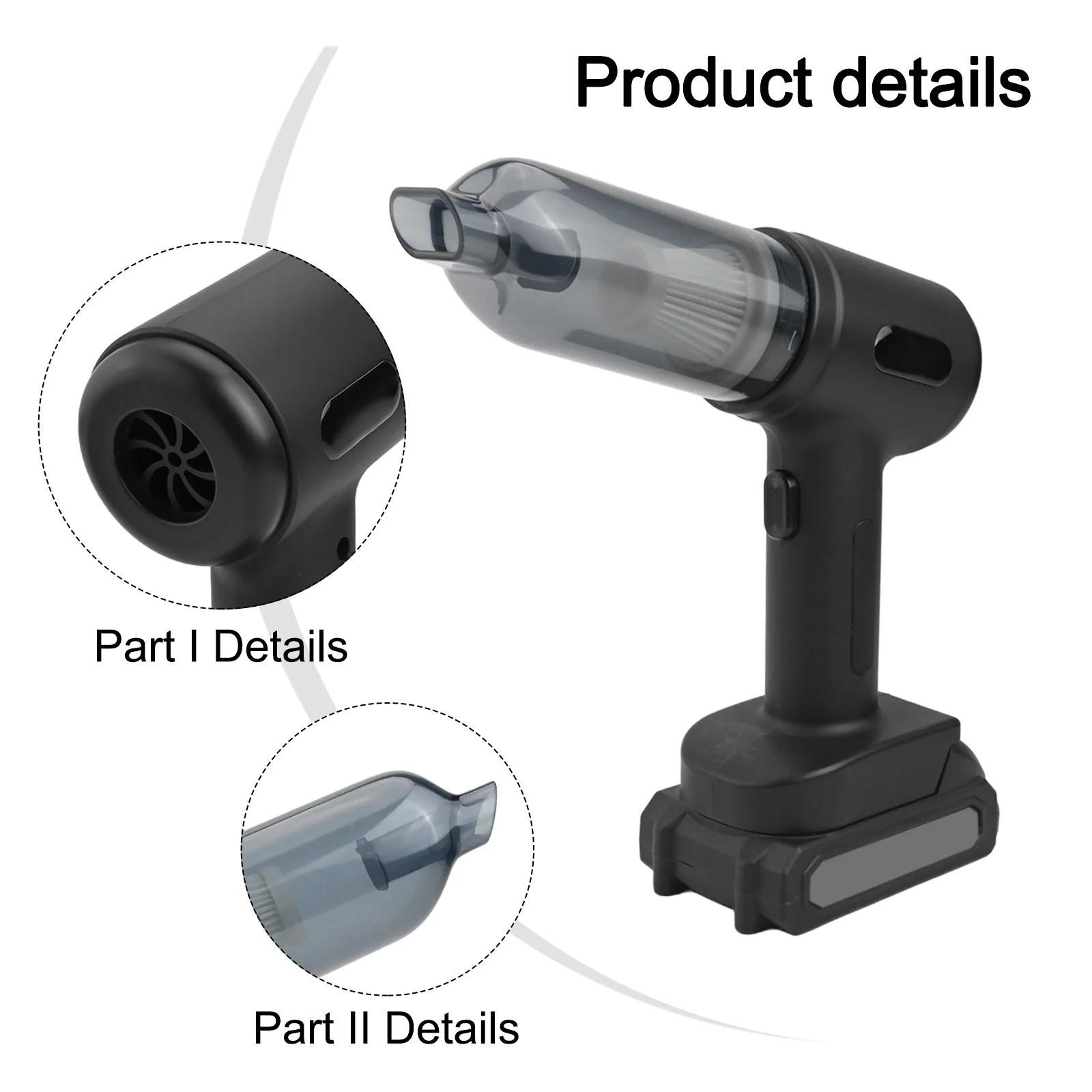 For Cars For Home Use Lightweight Vacuum Cordless Vacuum Car Cleaning About 20*7*22CM Cordless Vacuum Flexible Cleaning
For Cars For Home Use Lightweight Vacuum Cordless Vacuum Car Cleaning About 20*7*22CM Cordless Vacuum Flexible Cleaning