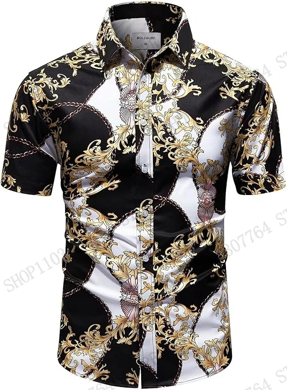 European Pattern Hawaiian Shirt For Men 3D Luxury Royal Print Shirt Man/Women Fashion Short Sleeve Beach Shirt Blouse Men Camisa
European Pattern Hawaiian Shirt For Men 3D Luxury Royal Print Shirt Man/Women Fashion Short Sleeve Beach Shirt Blouse Men Camisa