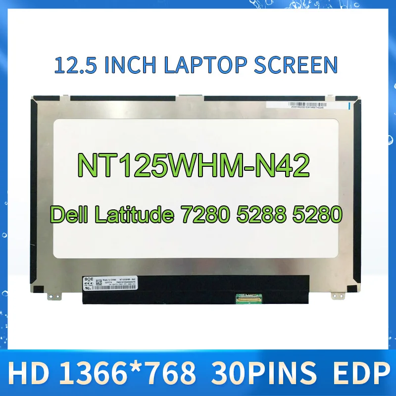 ЖК-дисплей со светодиодной панелью для Dell Latitude 7280 5288 5280 30PIN с 2 специальными отверстиями для винтов
ЖК-дисплей со светодиодной панелью для Dell Latitude 7280 5288 5280 30PIN с 2 специальными отверстиями для винтов