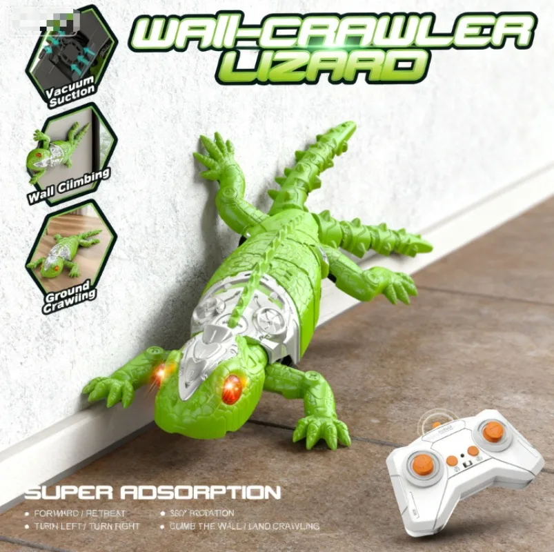 RC Simulated Wall‑Climbing Gecko, Rechargeable Smart Lizard Electric Prank Toy for Kids Indoor Outdoor Play Holiday Party Gifts
RC Simulated Wall‑Climbing Gecko, Rechargeable Smart Lizard Electric Prank Toy for Kids Indoor Outdoor Play Holiday Party Gifts