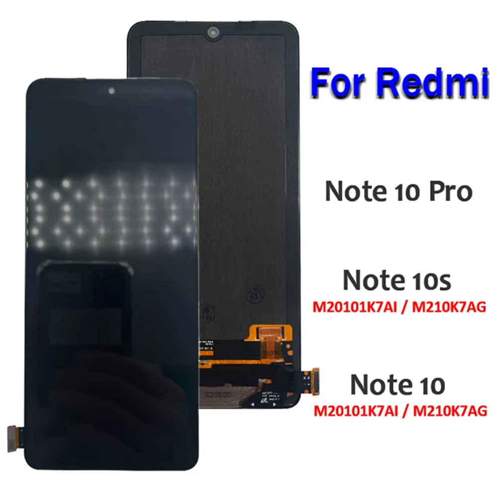 100% Tested AMOLED For Xiaomi Redmi Note 10 Pro 10S LCD Display Touch Panel Screen Digitizer Assembly No Frame
100% Tested AMOLED For Xiaomi Redmi Note 10 Pro 10S LCD Display Touch Panel Screen Digitizer Assembly No Frame