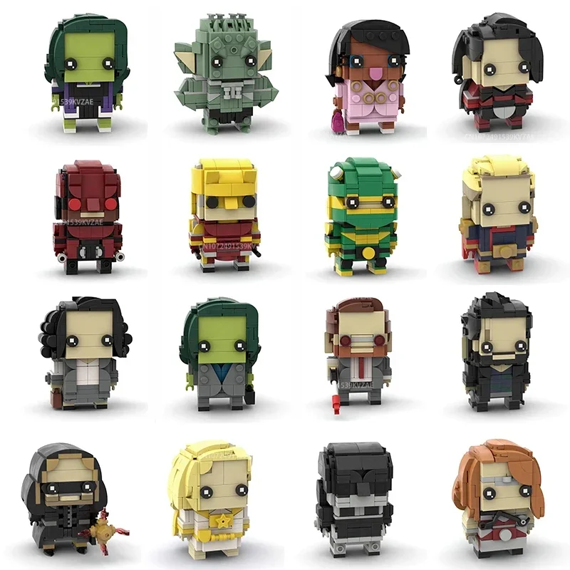 MOC аниме фигурки кирпичи классический персонаж фильма Brickheadz серия набор строительных блоков коллекция фильмов сборная игрушка Рождественский подарок
MOC аниме фигурки кирпичи классический персонаж фильма Brickheadz серия набор строительных блоков коллекция фильмов сборная игрушка Рождественский подарок
