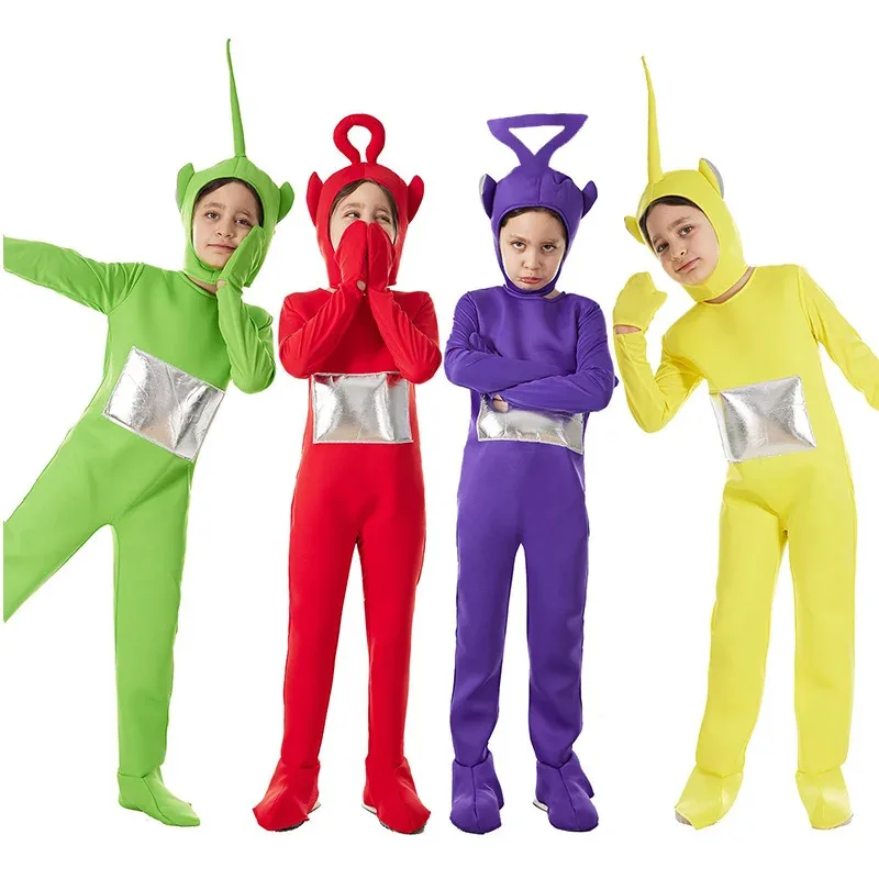 Kids Boys Tv&Movice Tinky Winky Laa-Laa Dipsy Cosplay Halloween Costume for Men Party Funny One Piece Jumpsuit with Headgear
Kids Boys Tv&Movice Tinky Winky Laa-Laa Dipsy Cosplay Halloween Costume for Men Party Funny One Piece Jumpsuit with Headgear