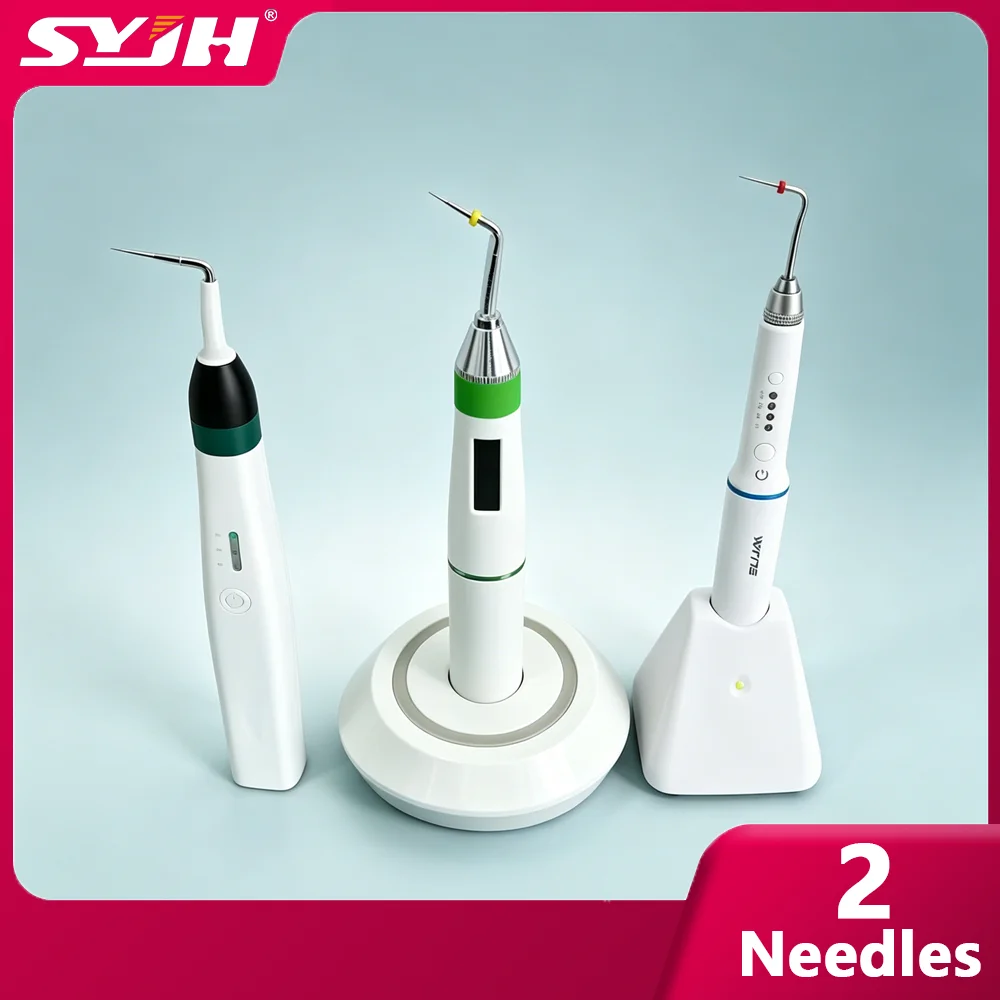 SYJH Dental Rapid Heating Obturation System Pen Dentistry Gutta Percha Cutter with 2 Needles for Endodontic Root Canal Treatment
SYJH Dental Rapid Heating Obturation System Pen Dentistry Gutta Percha Cutter with 2 Needles for Endodontic Root Canal Treatment