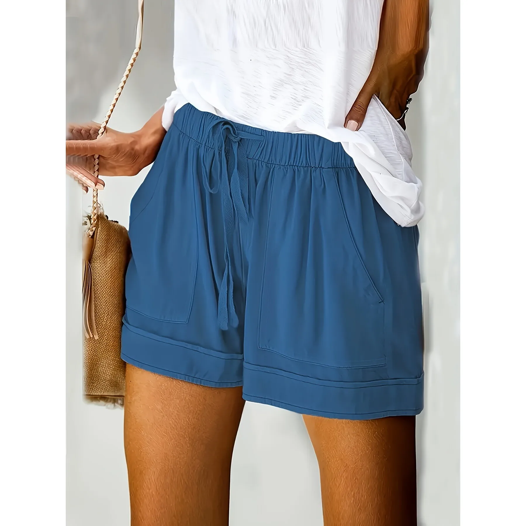 High Waist Shorts for Women Comfortable Casual Harajuku Style Neutral Gender Spring Collection Other Material Shorts
High Waist Shorts for Women Comfortable Casual Harajuku Style Neutral Gender Spring Collection Other Material Shorts