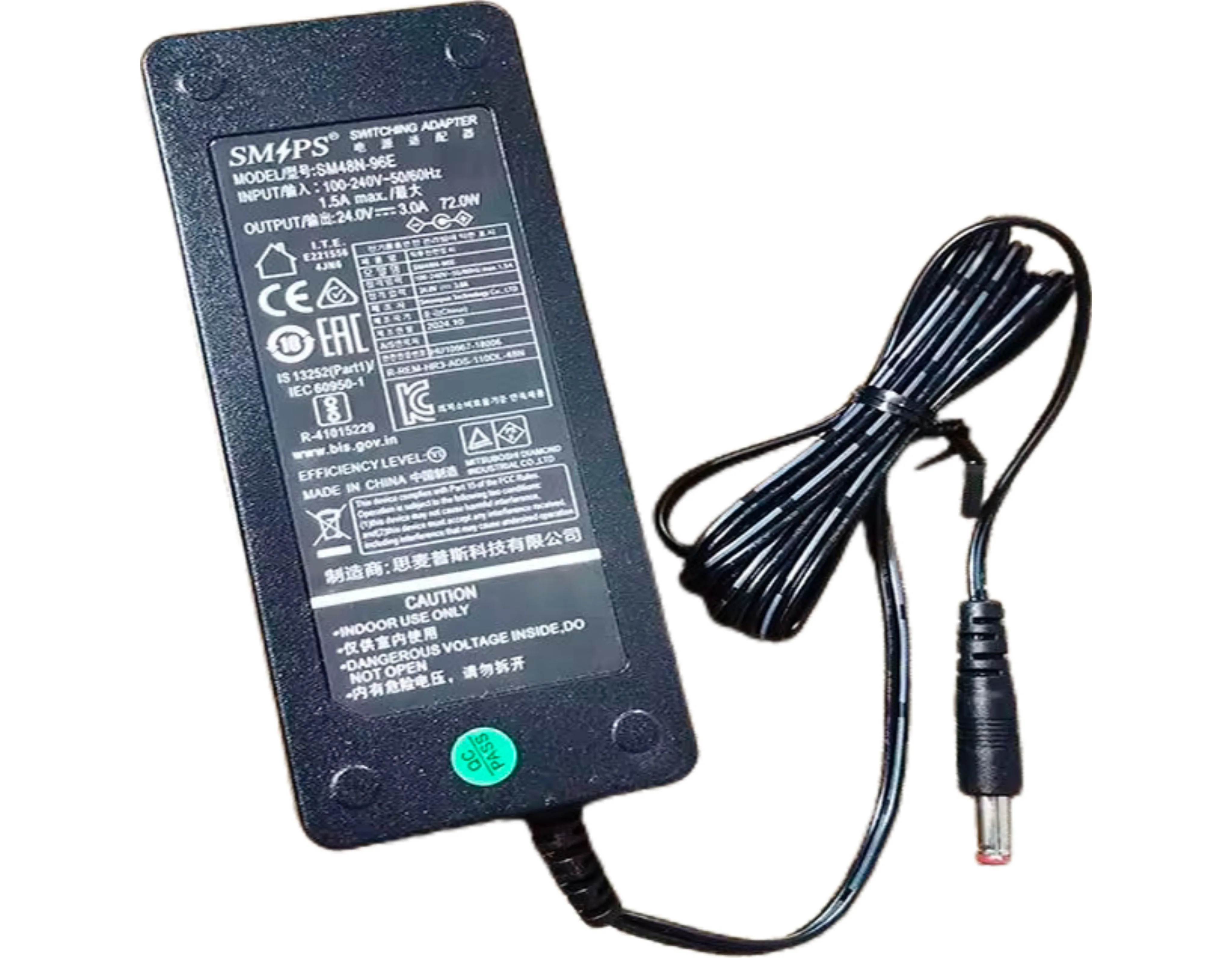 New 24V 3A Replacement AC Power Adapter For Harman/Kardon /JBL Speaker 24V 2.7A TNUA2402703 Power Supply Charger Adaptor
New 24V 3A Replacement AC Power Adapter For Harman/Kardon /JBL Speaker 24V 2.7A TNUA2402703 Power Supply Charger Adaptor