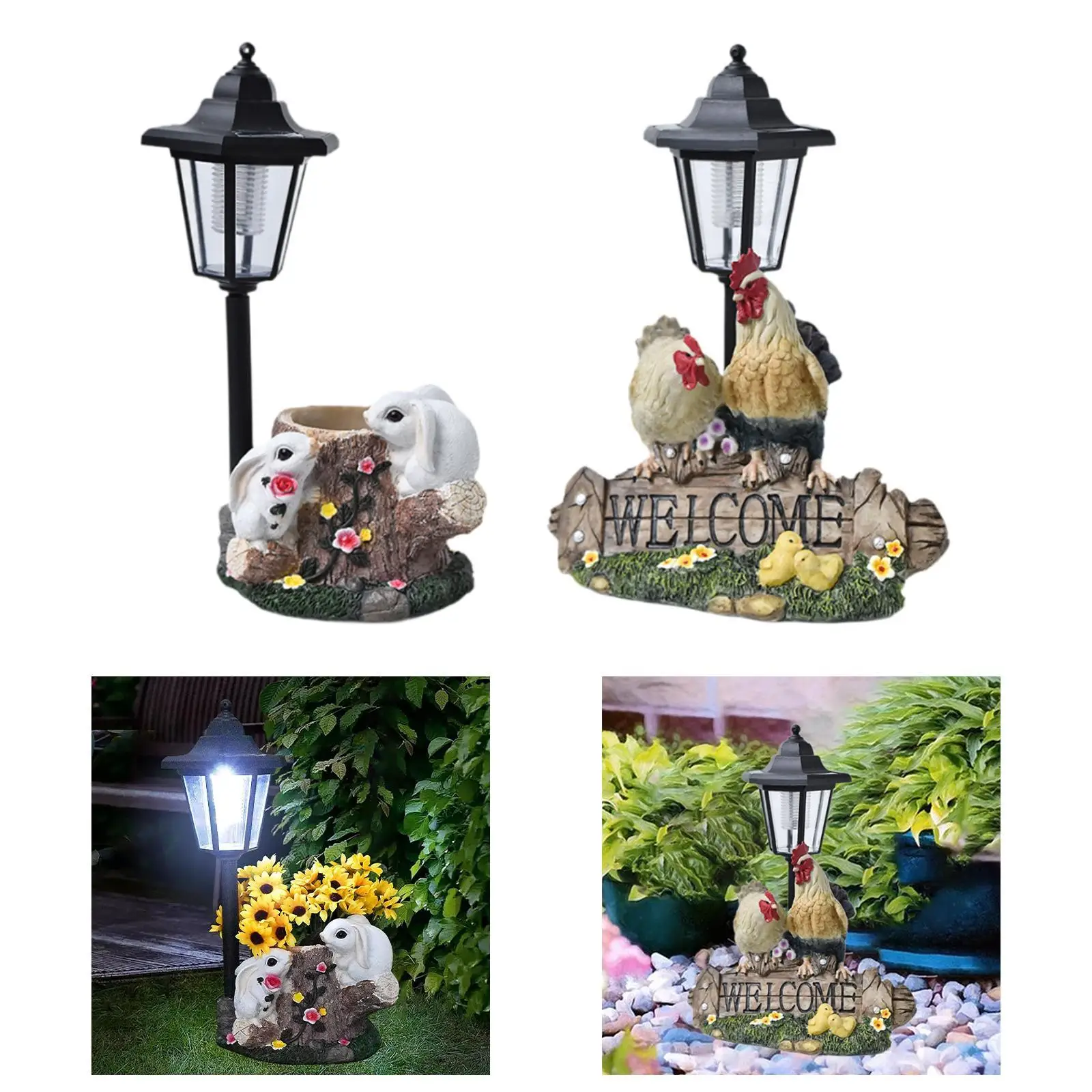 Animal Figurine Lantern Lighting Fixture Lamp Collectible Garden Solar Statue Light for Pathway Lawn Balcony Farmhouse Backyard
Animal Figurine Lantern Lighting Fixture Lamp Collectible Garden Solar Statue Light for Pathway Lawn Balcony Farmhouse Backyard