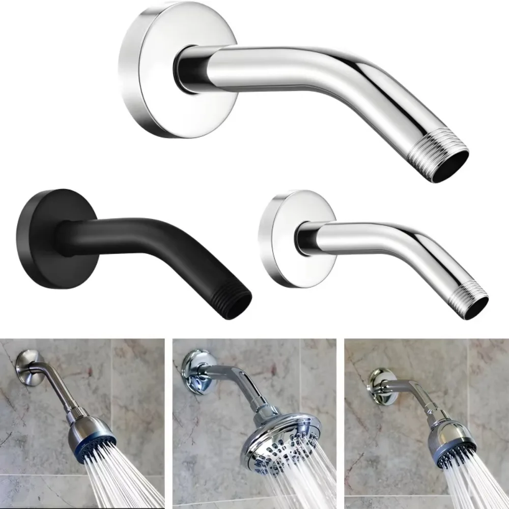 New Stainless Steel Shower Arm Wall Mounted Replaceable Shower Head Silver Arm Bracket Bathroom Home Accessories
New Stainless Steel Shower Arm Wall Mounted Replaceable Shower Head Silver Arm Bracket Bathroom Home Accessories