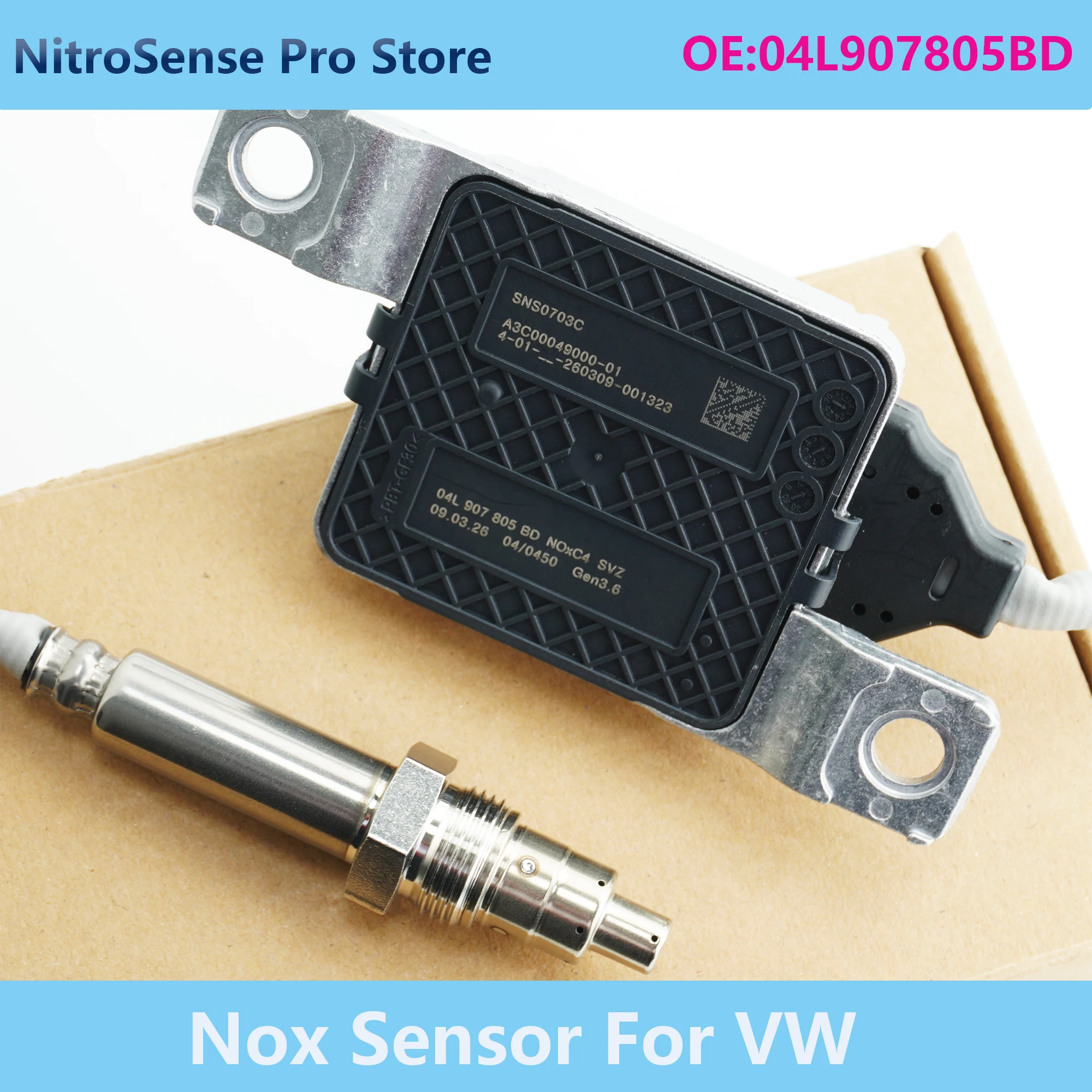 Nox Sensor SNS0702C 04L907805BD 04L907805 BD For Audi VW Nitrogen Oxides Sensor
Nox Sensor SNS0702C 04L907805BD 04L907805 BD For Audi VW Nitrogen Oxides Sensor