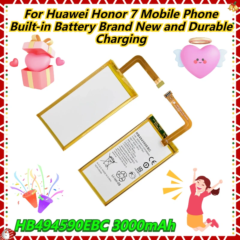 Для мобильного телефона Huawei Honor 7 Встроенный аккумулятор HB494590EBC Совершенно новая и прочная зарядка 3000 мАч
Для мобильного телефона Huawei Honor 7 Встроенный аккумулятор HB494590EBC Совершенно новая и прочная зарядка 3000 мАч