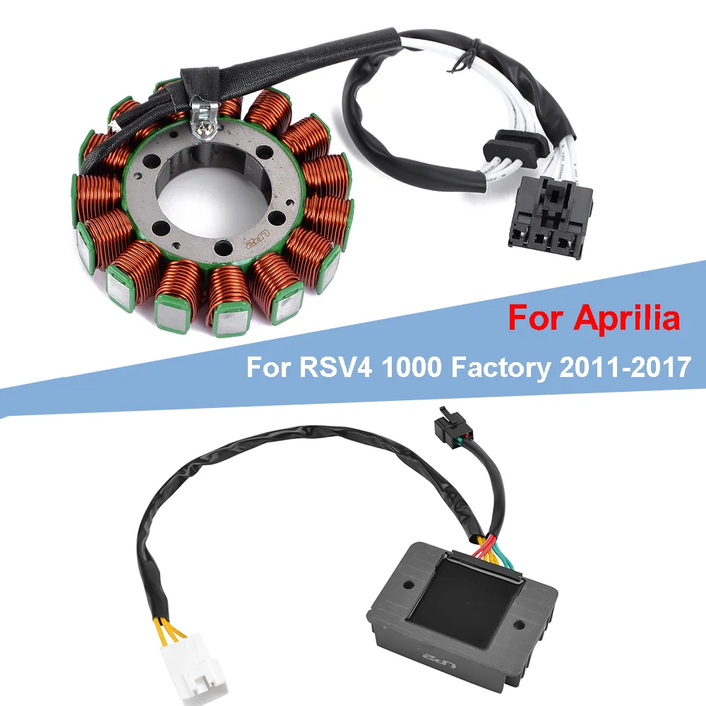 For RSV4 RR 1000 Tuono 1100 Factory Stator Coil Regulator rectifier For Aprilia RSV4 1000 Factory R V4 1000 RSV4 1000RR
For RSV4 RR 1000 Tuono 1100 Factory Stator Coil Regulator rectifier For Aprilia RSV4 1000 Factory R V4 1000 RSV4 1000RR