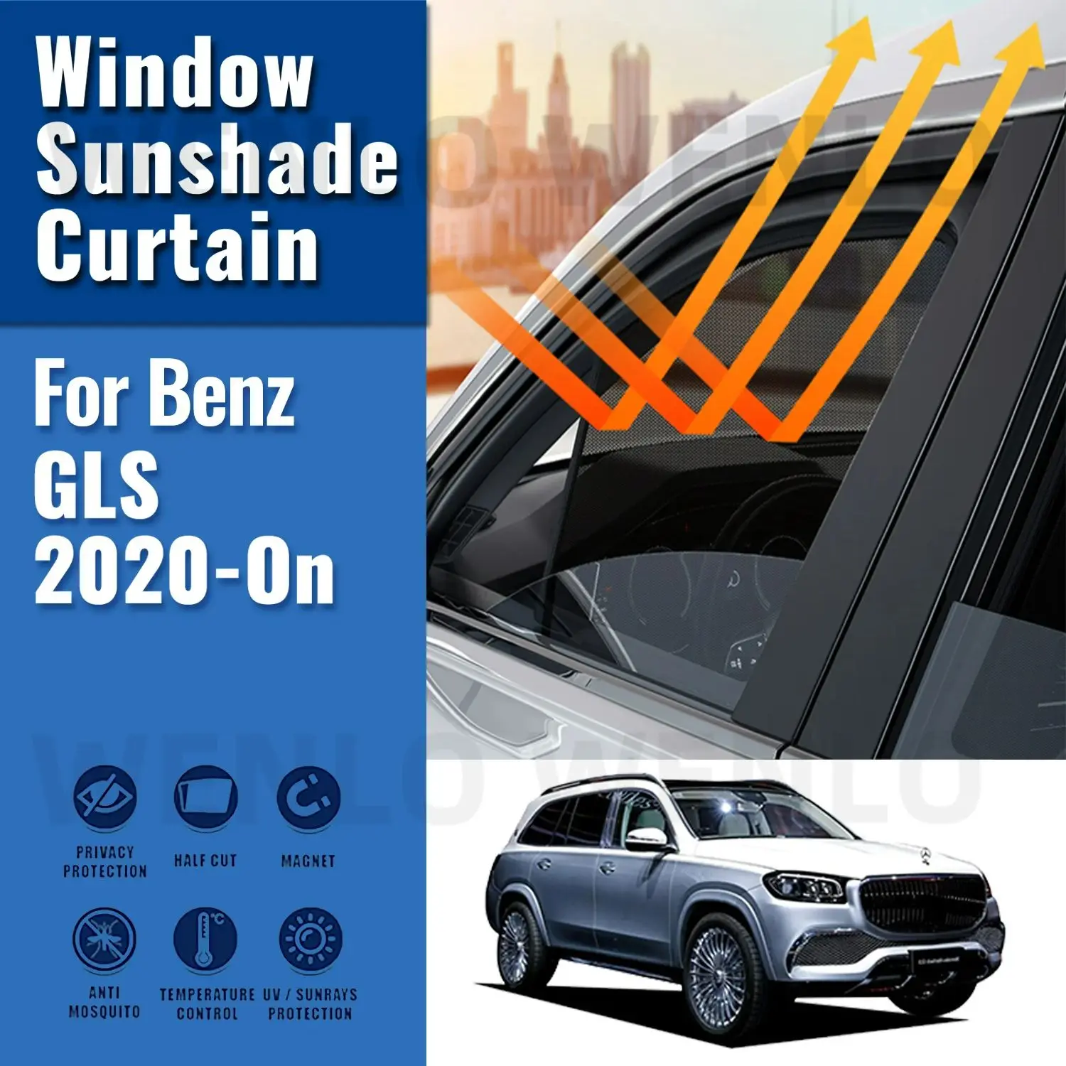 Автомобильный солнцезащитный козырек для Mercedes Benz GLS X167 2020-2024, магнитный передний козырек для лобового стекла, задний зеркальный козырек
Автомобильный солнцезащитный козырек для Mercedes Benz GLS X167 2020-2024, магнитный передний козырек для лобового стекла, задний зеркальный козырек