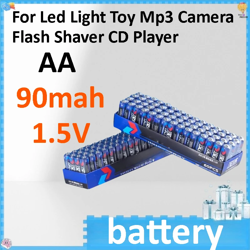 32pcs AA 1.5V 90mah Disposable Battery Carbon Zinc Manganese Dry Batteries for Led Light Toy Mp3 Camera Flash Shaver CD Player
32pcs AA 1.5V 90mah Disposable Battery Carbon Zinc Manganese Dry Batteries for Led Light Toy Mp3 Camera Flash Shaver CD Player