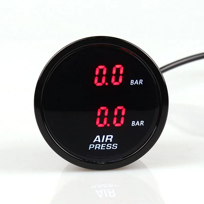 2-inch, two-digit display BAR car barometer pneumatic shock absorber pressure gauge, car air storage tank air pressure
2-inch, two-digit display BAR car barometer pneumatic shock absorber pressure gauge, car air storage tank air pressure