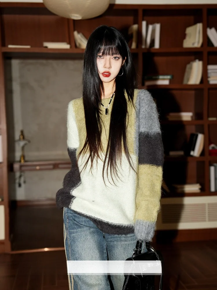 Lazy Sle Ch Board Pattern Sweater Women's Loose Inner Wear e id Knitted Top Warm Thiened Winter Faion
Lazy Sle Ch Board Pattern Sweater Women's Loose Inner Wear e id Knitted Top Warm Thiened Winter Faion