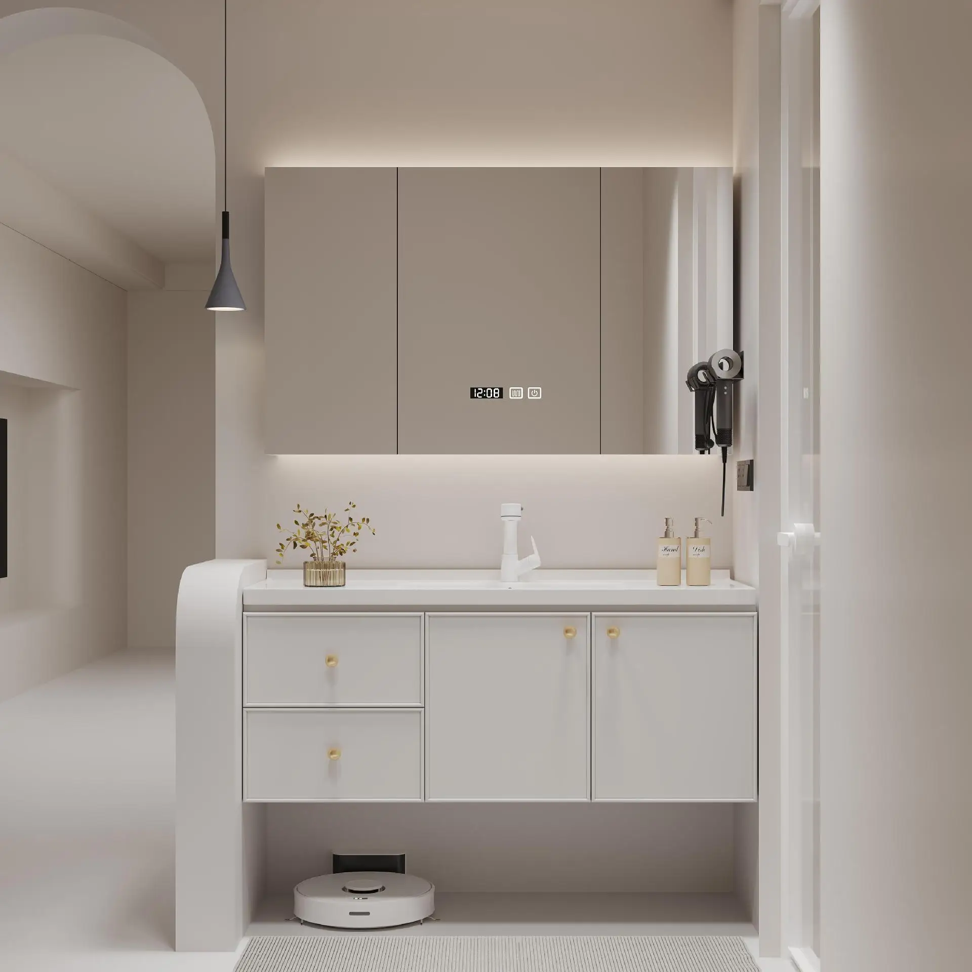 Cream style bathroom cabinet combination ceramic basin bathroom simple washbasin solid wood paint washbasin and washbasin
Cream style bathroom cabinet combination ceramic basin bathroom simple washbasin solid wood paint washbasin and washbasin