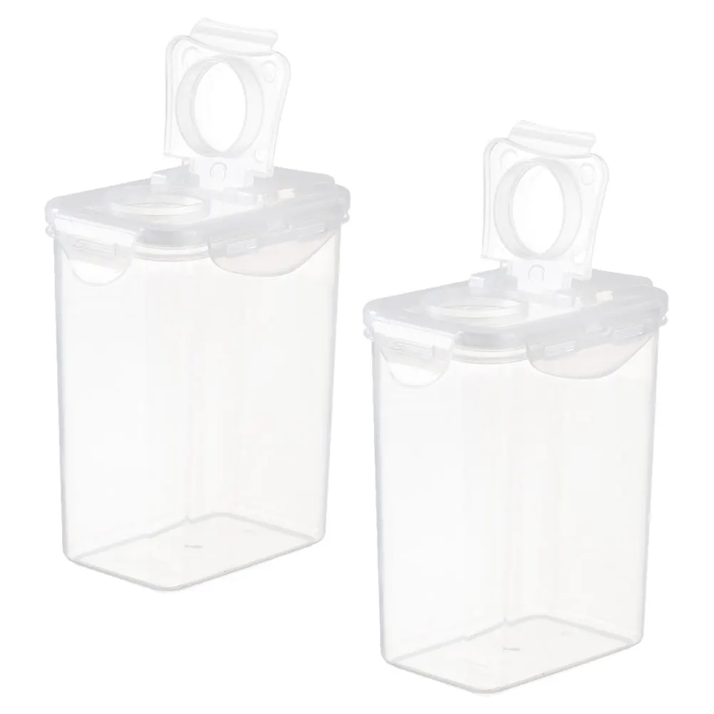 2pcs Large Food Storage Jars Clear Airtight Buckle Jars For Tea Coffee Sugar Salt Candy Kitchen Storage Containers Reusable 
2pcs Large Food Storage Jars Clear Airtight Buckle Jars For Tea Coffee Sugar Salt Candy Kitchen Storage Containers Reusable