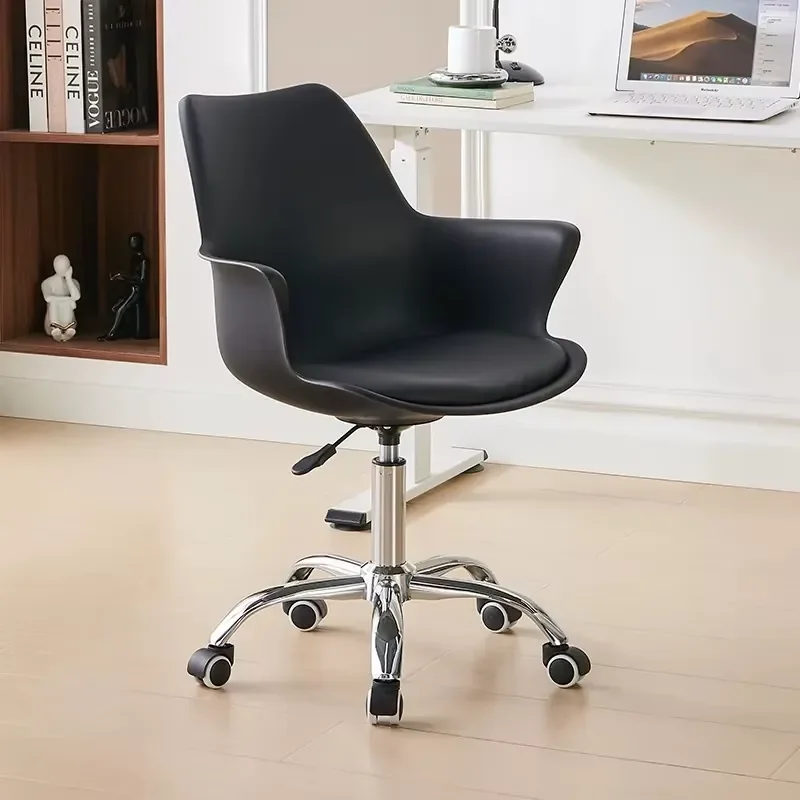 Modern Swivel Height Adjustable Leather Tulip Office Chair with Cushion Black Ergonomic High Back PP+Metal Frame and Wheels
Modern Swivel Height Adjustable Leather Tulip Office Chair with Cushion Black Ergonomic High Back PP+Metal Frame and Wheels