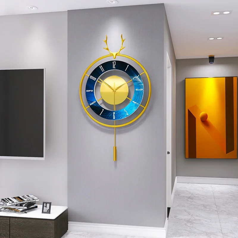 Luxury clocks wall clock living room modern decoration household fashion simple online celebrity skin care high-speed
Luxury clocks wall clock living room modern decoration household fashion simple online celebrity skin care high-speed