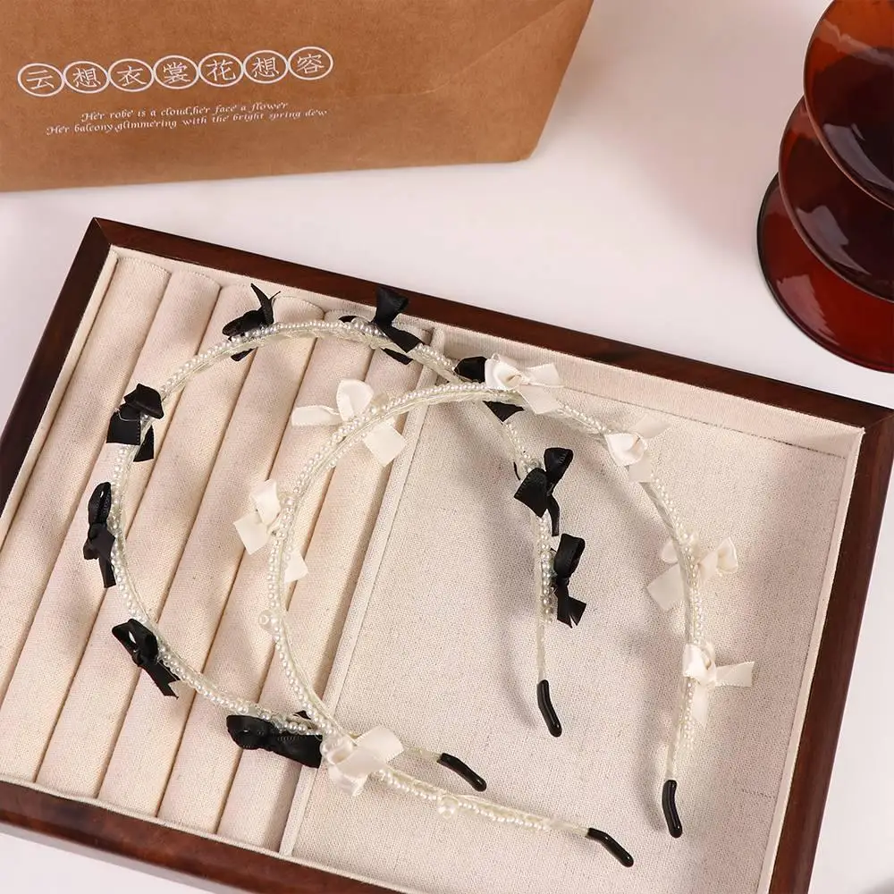 Elegant Korean Style Pearl Hair Band Headwear Ins Bow Headband Hairband Hair Accessories Pearl Hair Hoop Girl
Elegant Korean Style Pearl Hair Band Headwear Ins Bow Headband Hairband Hair Accessories Pearl Hair Hoop Girl