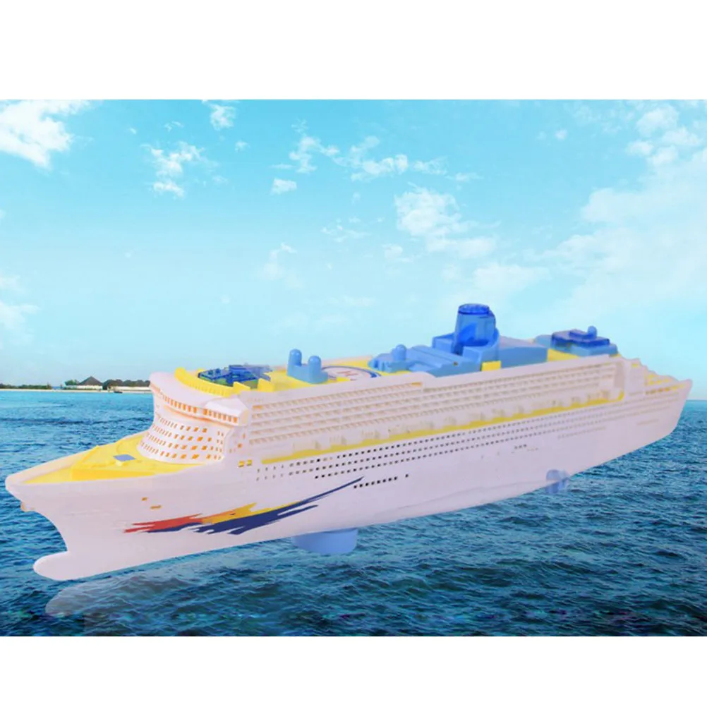 Children Music Cruises Ship Flashing Sound Electric Boat Cool Simulation Ocean Liner Running Whistle Light for Pool Water Fun
Children Music Cruises Ship Flashing Sound Electric Boat Cool Simulation Ocean Liner Running Whistle Light for Pool Water Fun