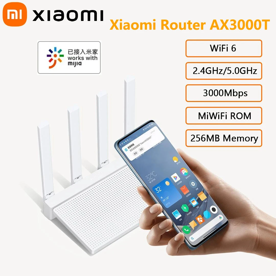 НОВЫЙ оригинальный маршрутизатор Xiaomi AX3000T 5 ГГц 160 МГц широкополосный процессор 1,3 ГГц высокоскоростное соединение NFC для домашних офисных игр CN
НОВЫЙ оригинальный маршрутизатор Xiaomi AX3000T 5 ГГц 160 МГц широкополосный процессор 1,3 ГГц высокоскоростное соединение NFC для домашних офисных игр CN