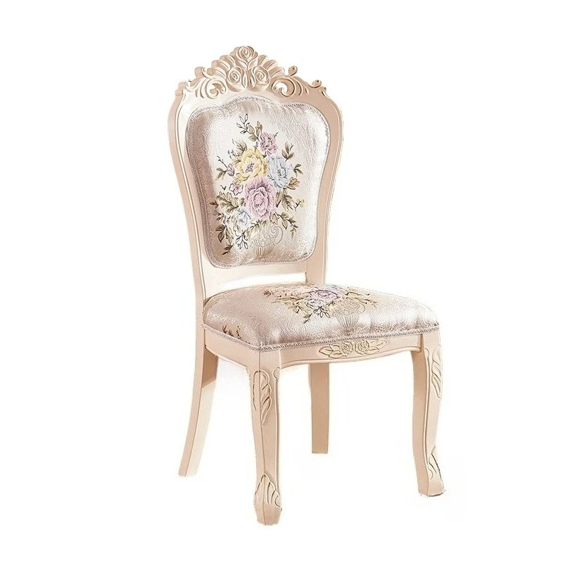Dining Chair Modern Restaurant Solid Wood Princess Chair Wedding Simple High Quality Muebles Lounge
Dining Chair Modern Restaurant Solid Wood Princess Chair Wedding Simple High Quality Muebles Lounge
