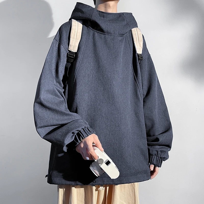 Men's Long Sleeves Solid Half Turtleneck Pullover Hoodie Baggy Sweatshirt Hip-hop Streetwear Outdoor Casual
Men's Long Sleeves Solid Half Turtleneck Pullover Hoodie Baggy Sweatshirt Hip-hop Streetwear Outdoor Casual