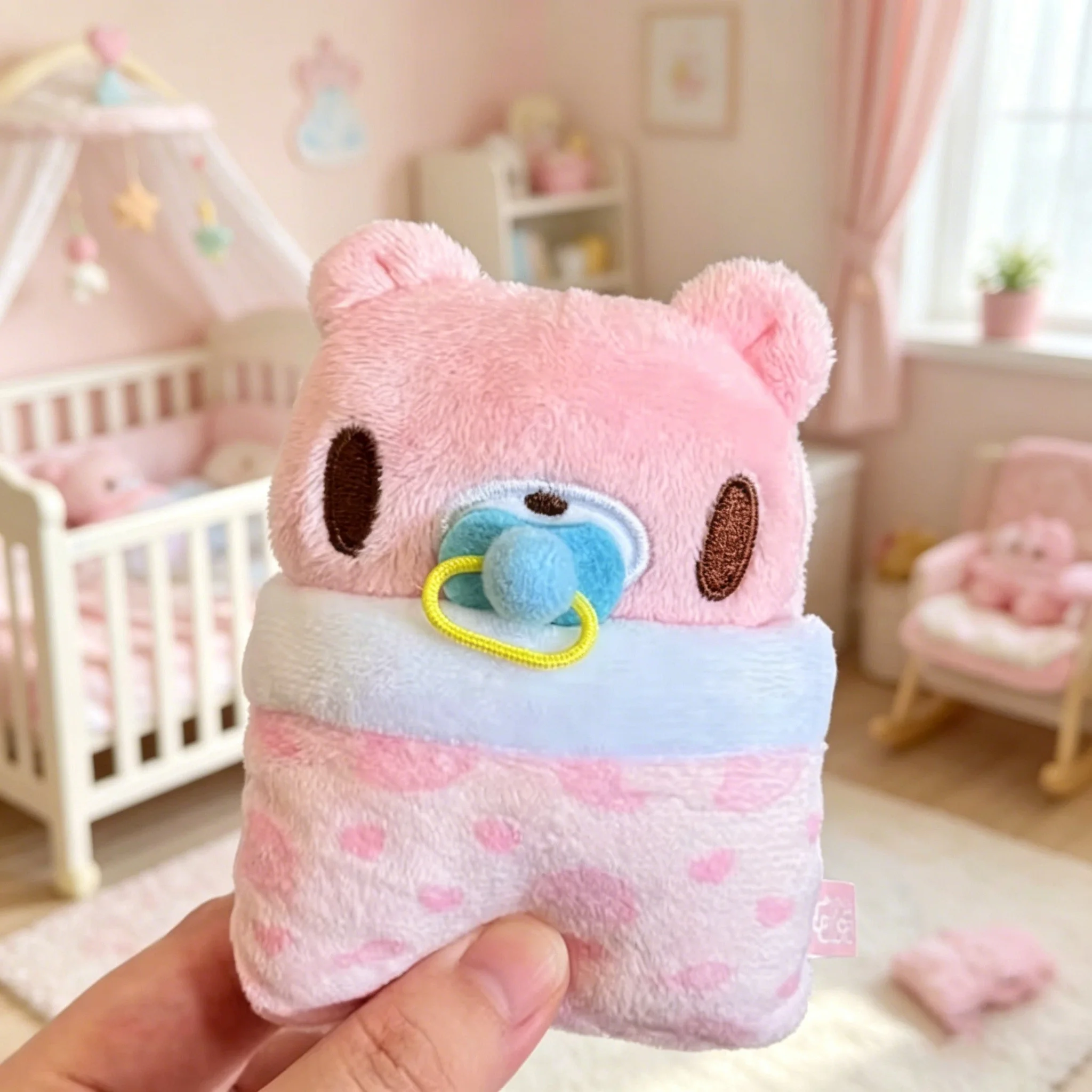 Cute Gloomy Bear Plush Keychain Soft Stuffed Toy Swaddle Pacifier Design Bag Pendant Kawaii Key Ring Creative Birthday Present
Cute Gloomy Bear Plush Keychain Soft Stuffed Toy Swaddle Pacifier Design Bag Pendant Kawaii Key Ring Creative Birthday Present