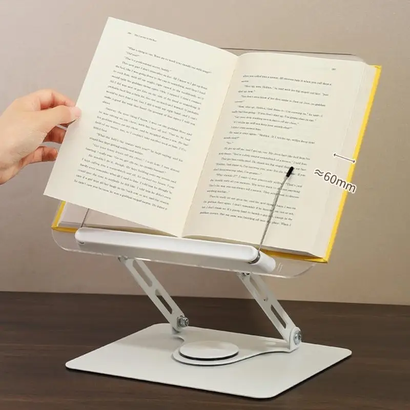 Y1UB Kitchen Essential Foldable Acrylic Recipe Stand 360 Rotating Option Base Rack
Y1UB Kitchen Essential Foldable Acrylic Recipe Stand 360 Rotating Option Base Rack