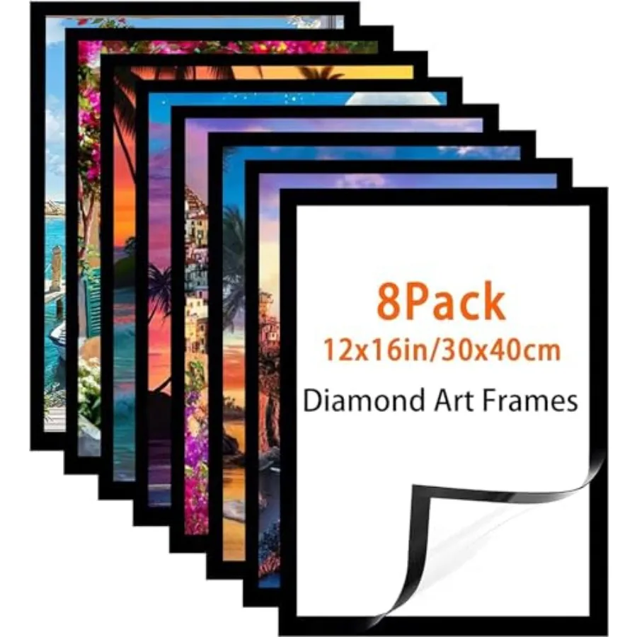 Рамка для алмазной вышивки 12x16 дюймов - Рамка для алмазной вышивки 30x40 см, подходит для картин 10x14 дюймов, магнитная самоклеящаяся рамка для алмазной вышивки
Рамка для алмазной вышивки 12x16 дюймов - Рамка для алмазной вышивки 30x40 см, подходит для картин 10x14 дюймов, магнитная самоклеящаяся рамка для алмазной вышивки