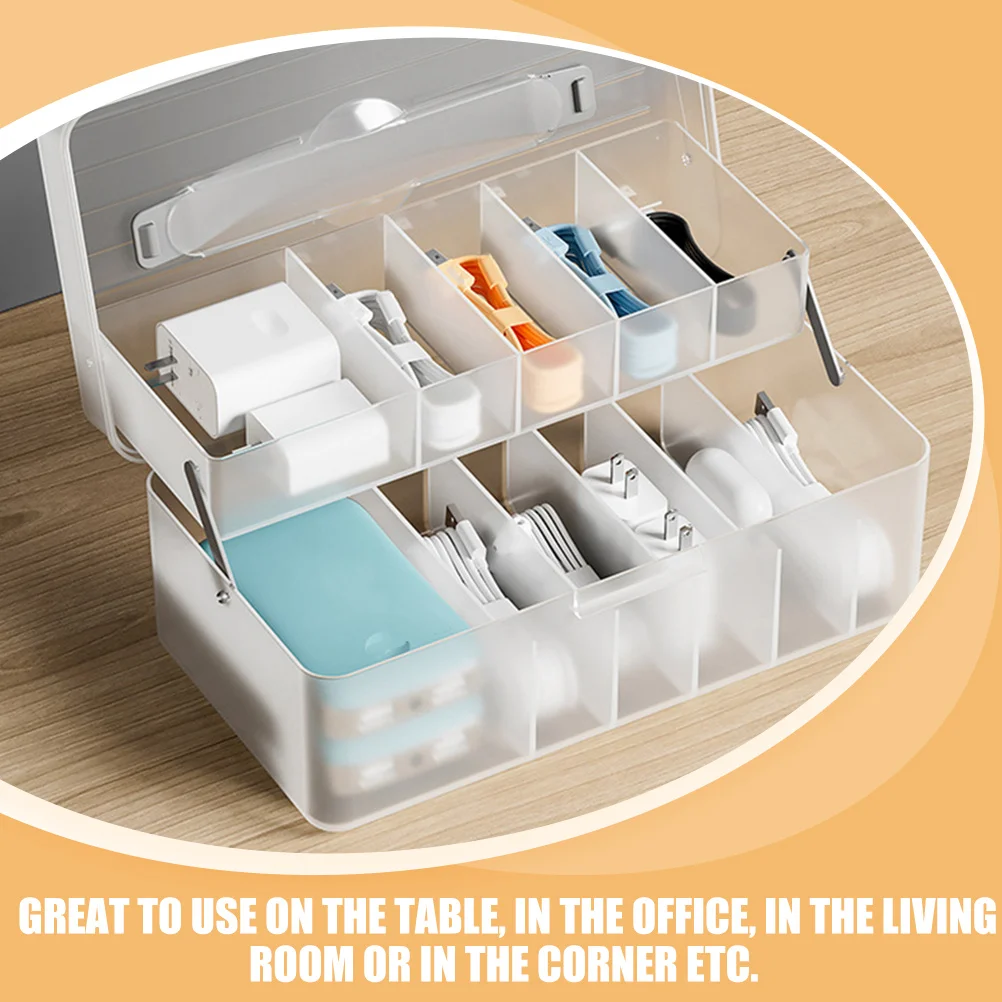 Desk Cable Management Box with Lid Slim Cord Organizer Electronics Storage Case for Office Home Desktop Organization
Desk Cable Management Box with Lid Slim Cord Organizer Electronics Storage Case for Office Home Desktop Organization