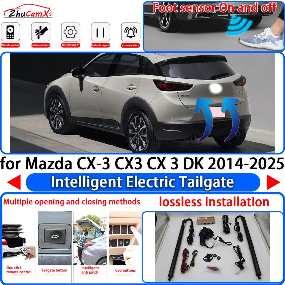 ZhuCamX for Mazda CX-3 CX3 CX 3 DK 2014-2025 OEM Power Liftgate Trunk Electric Suction Tailgate Intelligent Tail Gate Lift Strut
ZhuCamX for Mazda CX-3 CX3 CX 3 DK 2014-2025 OEM Power Liftgate Trunk Electric Suction Tailgate Intelligent Tail Gate Lift Strut