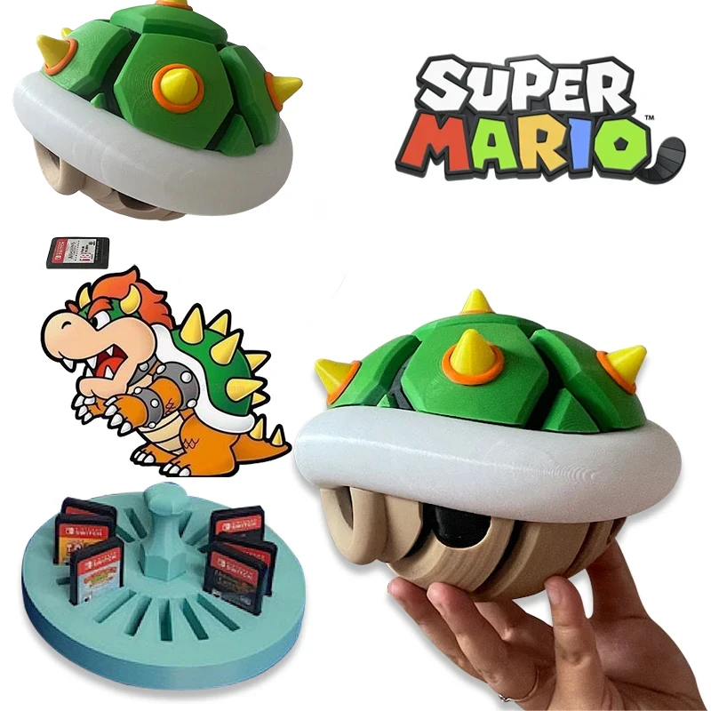 Cartoon Super Mario Switch Game Card Case Prick Turtle Shell with 18 Game Card Slots Card Storage Box Holder for Nintendo Switch
Cartoon Super Mario Switch Game Card Case Prick Turtle Shell with 18 Game Card Slots Card Storage Box Holder for Nintendo Switch