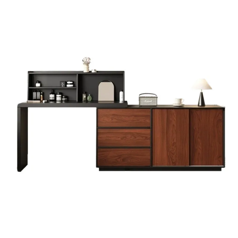 Solid wood dresser chest integrated French retro style bedroom corner storage 
Solid wood dresser chest integrated French retro style bedroom corner storage