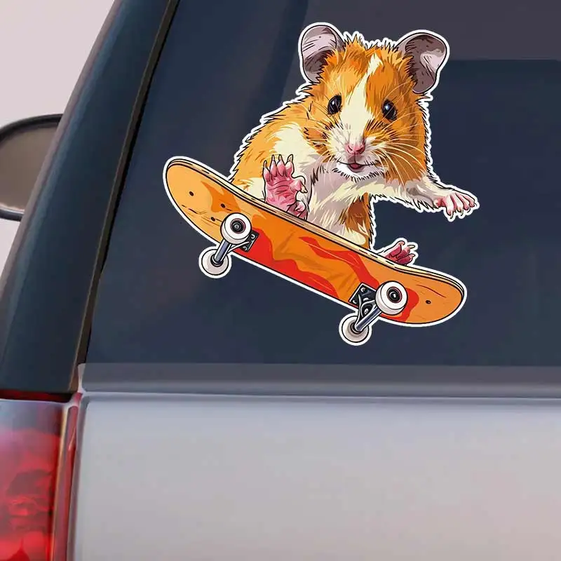 Car Sticker Hamster Rides Skateboard Decal Vinyl Waterproof Outdoor Car Bumper Window Notebook Computer Decoration Y396
Car Sticker Hamster Rides Skateboard Decal Vinyl Waterproof Outdoor Car Bumper Window Notebook Computer Decoration Y396