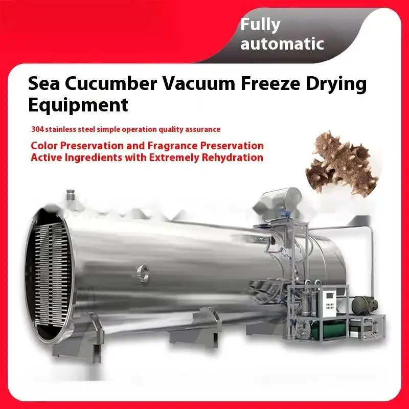 Vacuum Dryer Sea Cucumber Low Temperature Dehydration Equipment Seafood Supplements Food Freeze Drying
Vacuum Dryer Sea Cucumber Low Temperature Dehydration Equipment Seafood Supplements Food Freeze Drying
