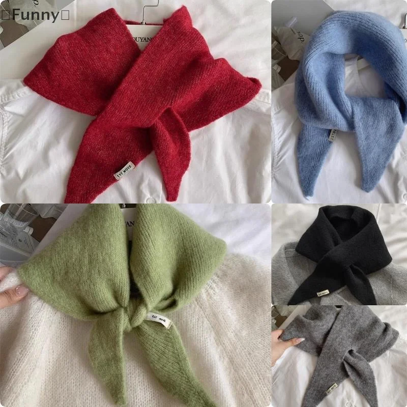〔Funny〕Solid Color Triangular Scarf Women British Niche Small Shawl Triangle Scarf Warm Knitted Headscarf Gift Warm Neck
〔Funny〕Solid Color Triangular Scarf Women British Niche Small Shawl Triangle Scarf Warm Knitted Headscarf Gift Warm Neck