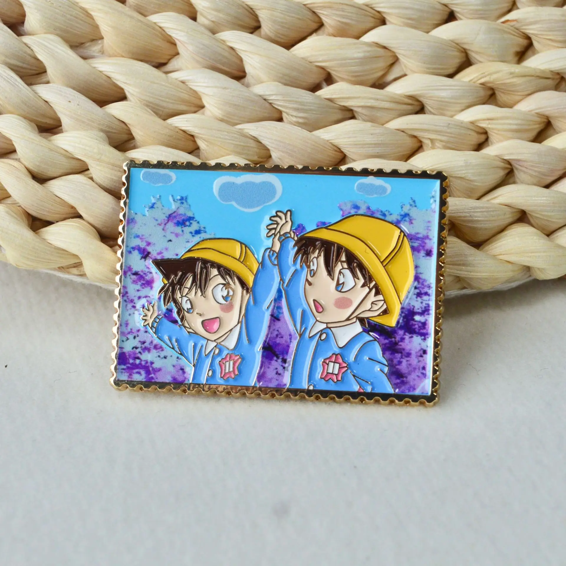 Detective Conan Badge Conan Ran Kindergarten Entrance Group Photo Alloy Badge Paint Badge Backpack Accessories Pin
Detective Conan Badge Conan Ran Kindergarten Entrance Group Photo Alloy Badge Paint Badge Backpack Accessories Pin