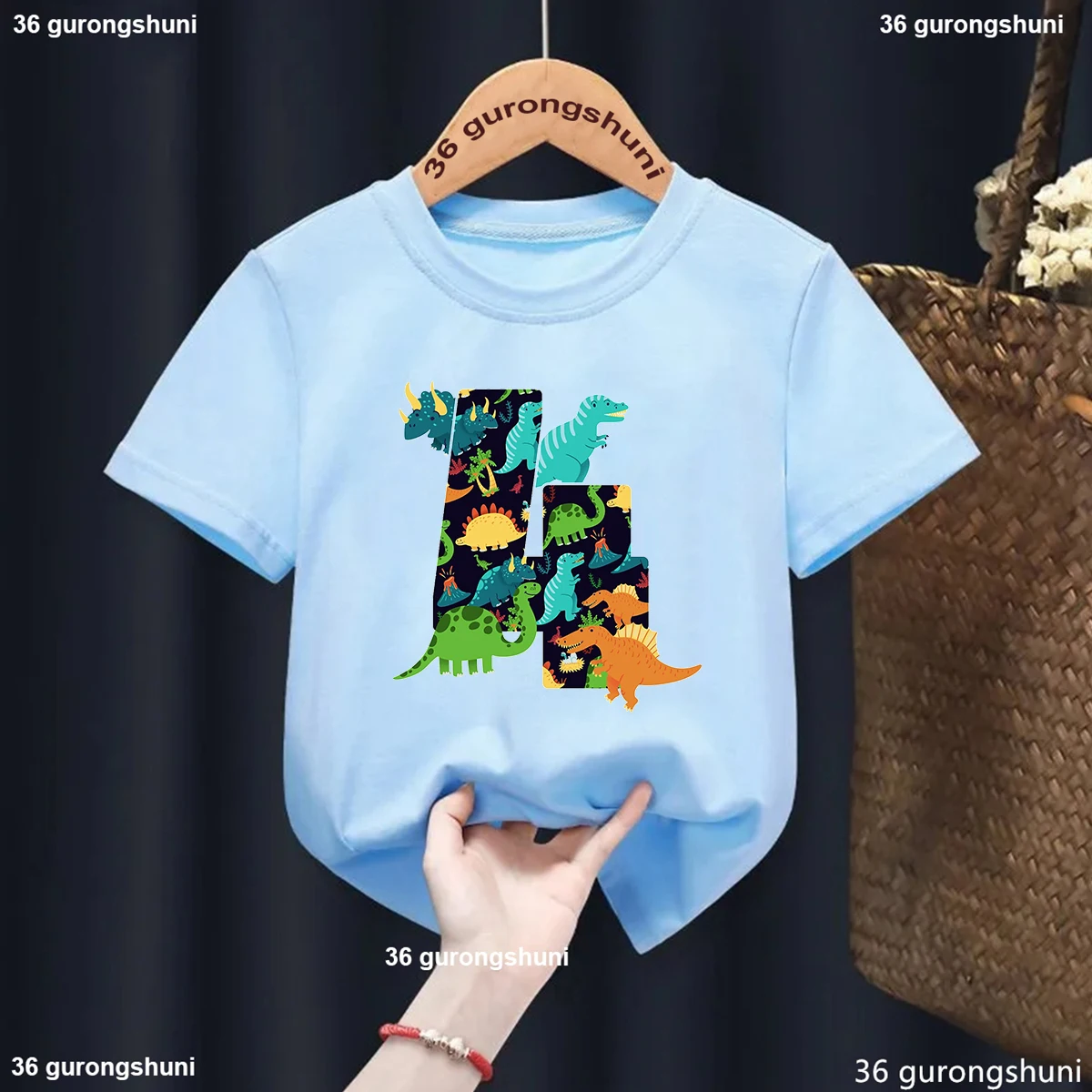 4th Birthday Gift Kids Clothes Dinosaur Species Printed T Shirt For Girls/Boys Kawaii Tshirt White/Gray/Blue/Yellow T-Shirt
4th Birthday Gift Kids Clothes Dinosaur Species Printed T Shirt For Girls/Boys Kawaii Tshirt White/Gray/Blue/Yellow T-Shirt