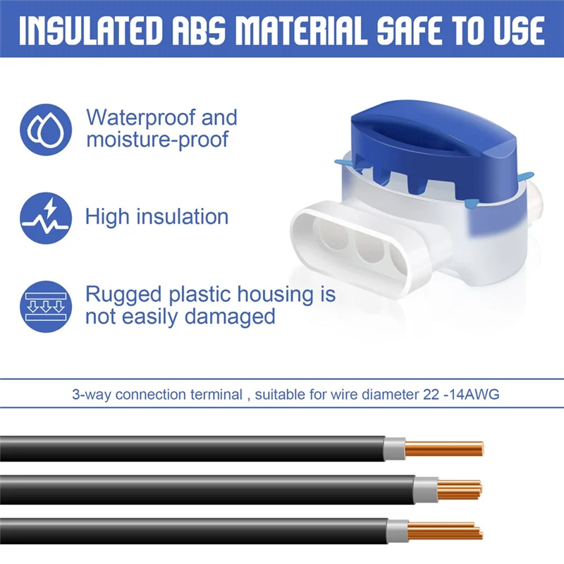 A83I-36 PCS Waterproof Cable Connector For Robotic Lawnmowers, Waterproof Connection Cable Wire Connector With Gel Filling
A83I-36 PCS Waterproof Cable Connector For Robotic Lawnmowers, Waterproof Connection Cable Wire Connector With Gel Filling