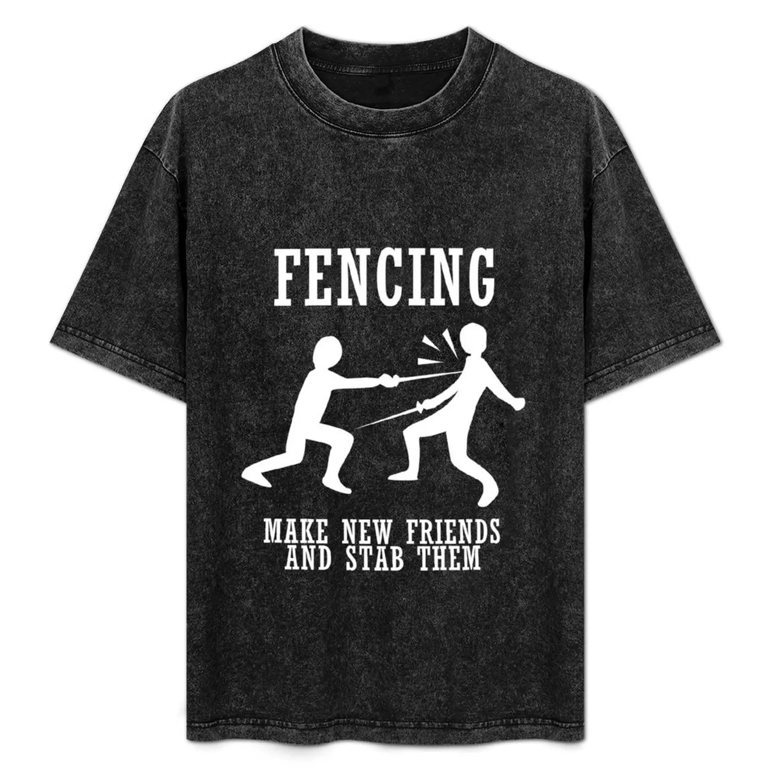 Fencing Make New Friends And Stab Them T-Shirt Lightweight Print T-Shirt
Fencing Make New Friends And Stab Them T-Shirt Lightweight Print T-Shirt