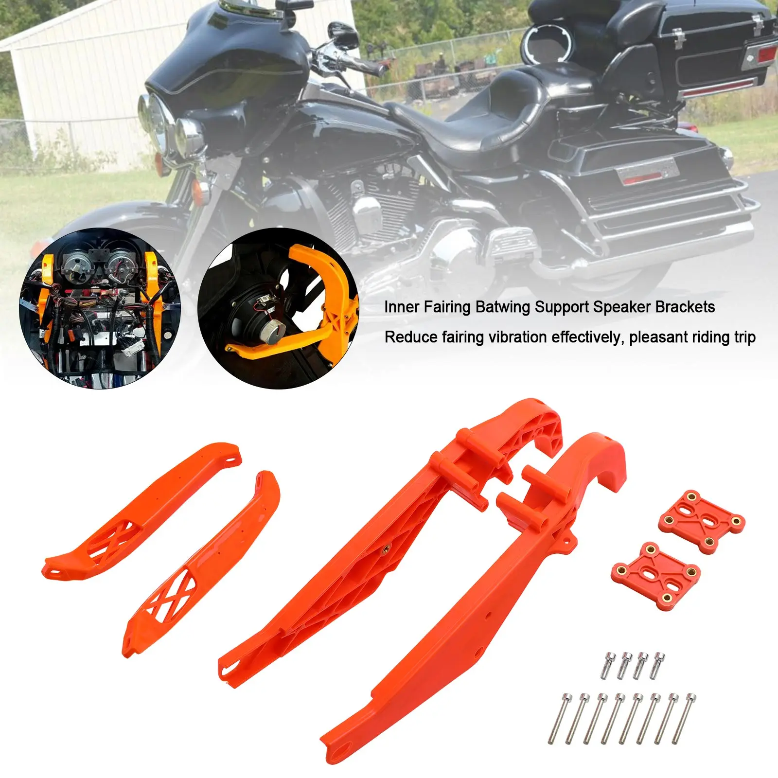Topteng Inner Fairing Batwing Support Speaker Brackets For Touring Electra Glide 1996-2010 2011 2012 2013
Topteng Inner Fairing Batwing Support Speaker Brackets For Touring Electra Glide 1996-2010 2011 2012 2013