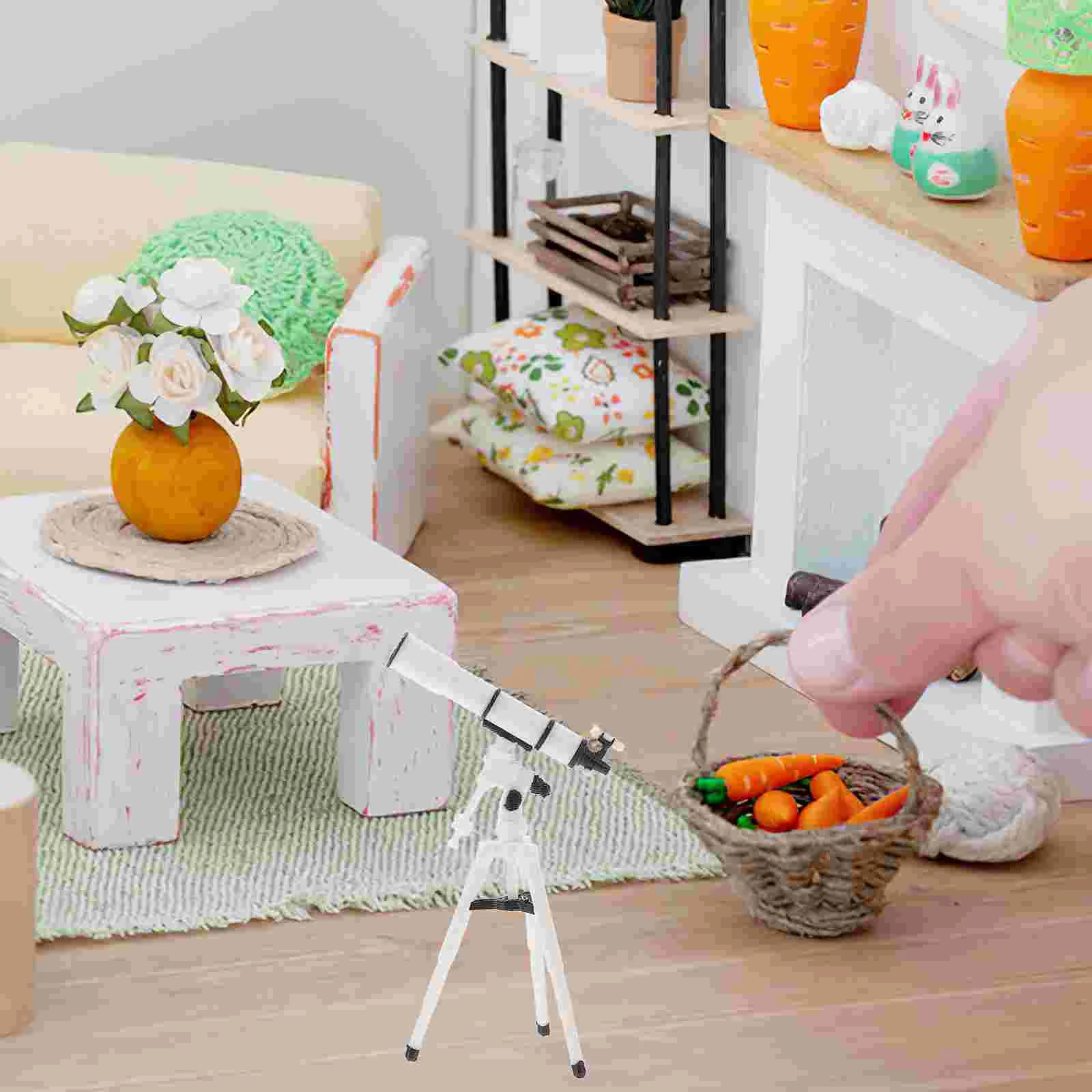 Miniature Telescope Accessories Realistic Small Toy Dollhouse Telescope Decor 1 12 Scale Telescopes For Kids Playroom
Miniature Telescope Accessories Realistic Small Toy Dollhouse Telescope Decor 1 12 Scale Telescopes For Kids Playroom
