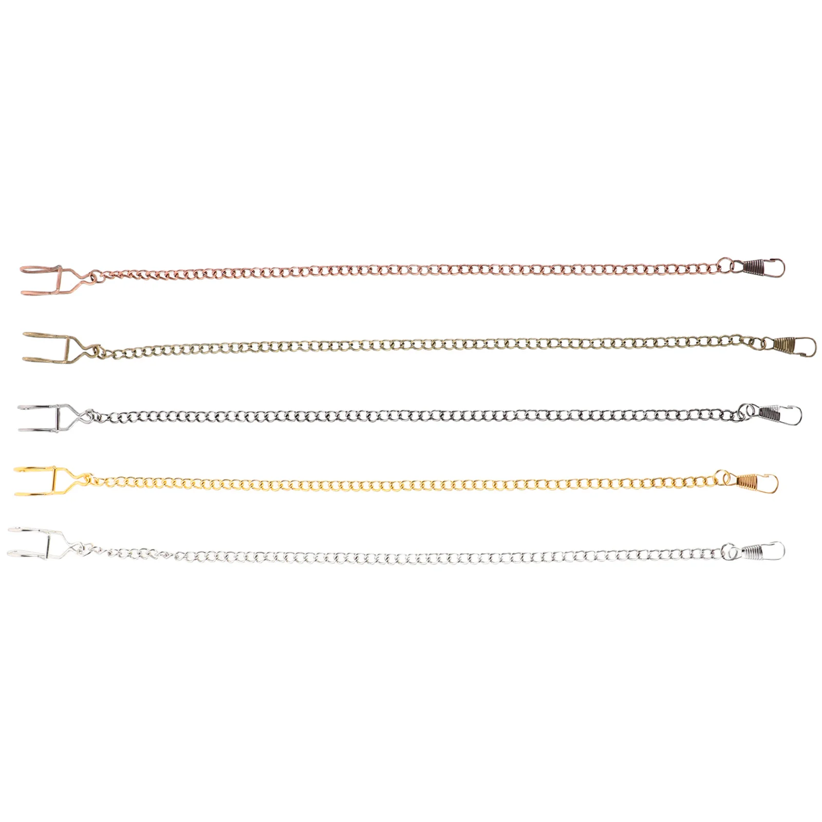 5Pcs Jean Pants Chain for Men Vintage Alloy Pocket Watch Waistcoat Belt Accessory Oxidation Resistant Metallic Luster for Daily
5Pcs Jean Pants Chain for Men Vintage Alloy Pocket Watch Waistcoat Belt Accessory Oxidation Resistant Metallic Luster for Daily