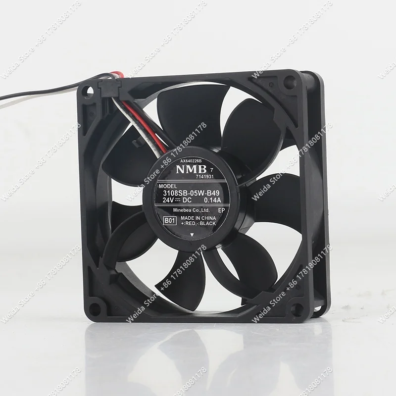 New original NMB 8020 80X80X20MM printing copier inverter 3108SB-05W-B49 cooling fan DC24V 0.14A
New original NMB 8020 80X80X20MM printing copier inverter 3108SB-05W-B49 cooling fan DC24V 0.14A