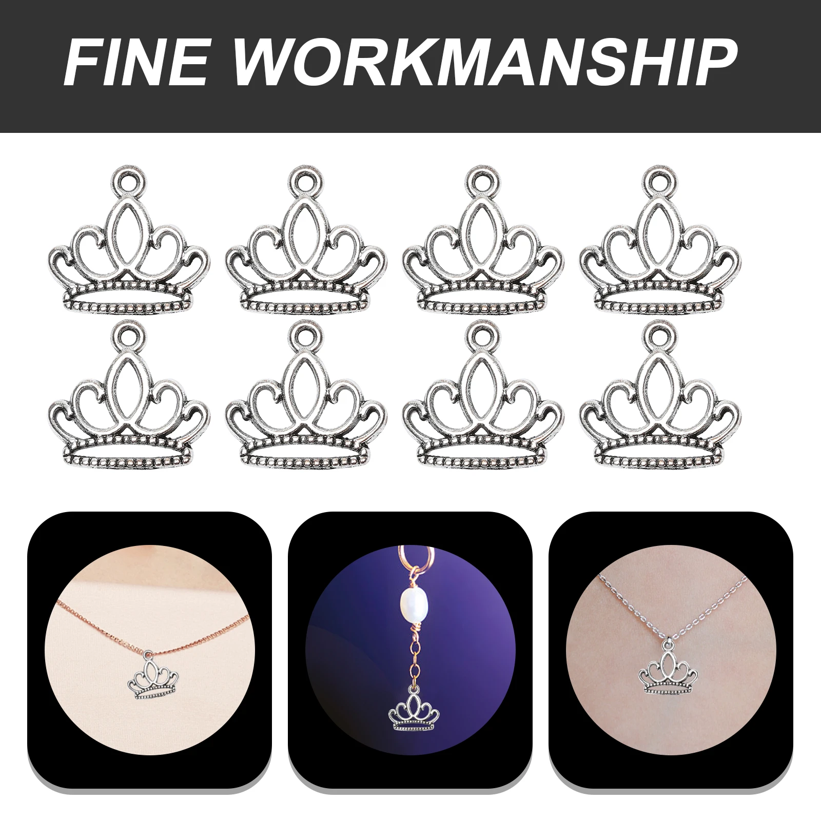 20pcs Lotus Alloy Pendant DIY Necklace Bracelet Accessory Crown Shaped Keychains Earrings Jewelry Supplies Components
20pcs Lotus Alloy Pendant DIY Necklace Bracelet Accessory Crown Shaped Keychains Earrings Jewelry Supplies Components