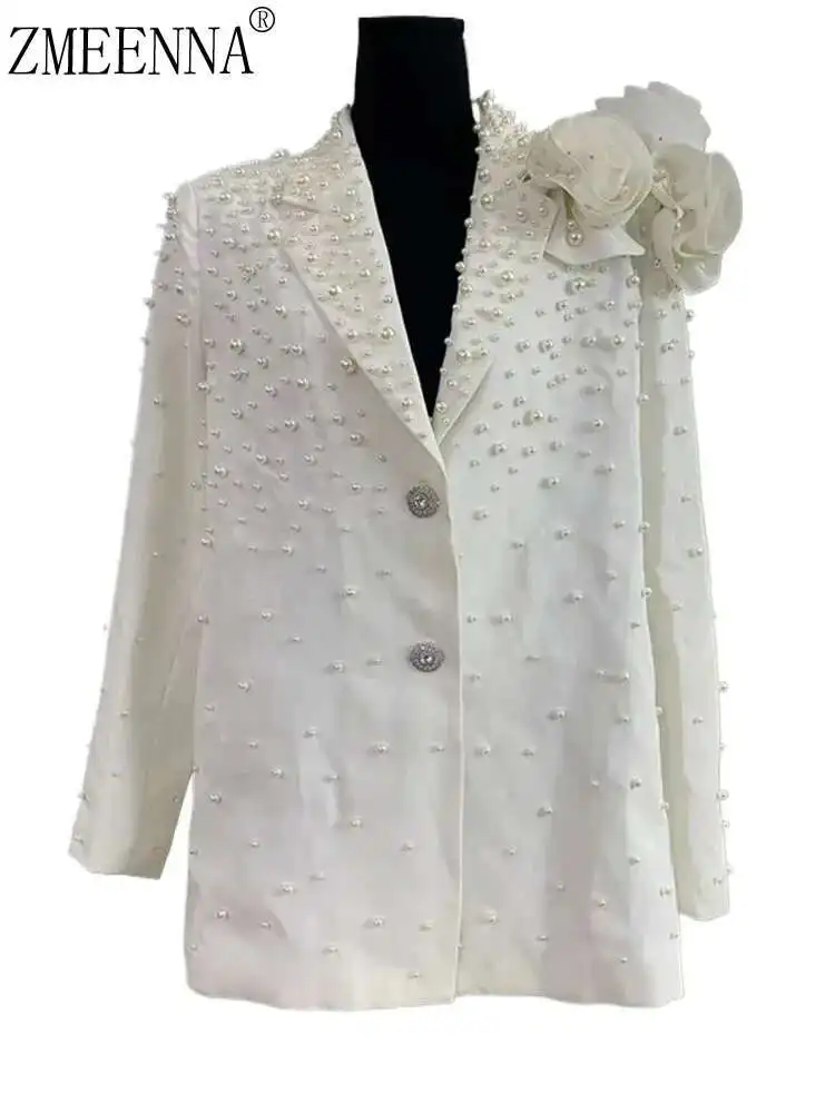 ZMEENNA Embroidered Flare Three-dimensional Flower Single-breasted Patchwork Notched Women's Blazer 2024 Autumn Winter New ZM425
ZMEENNA Embroidered Flare Three-dimensional Flower Single-breasted Patchwork Notched Women's Blazer 2024 Autumn Winter New ZM425