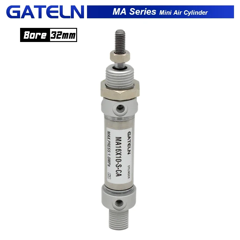 MA32 Series Mini Air Cylinder 25-500mm stroke Double Action Mini Round Cylinders MA32X100S-CA-U-CM
MA32 Series Mini Air Cylinder 25-500mm stroke Double Action Mini Round Cylinders MA32X100S-CA-U-CM